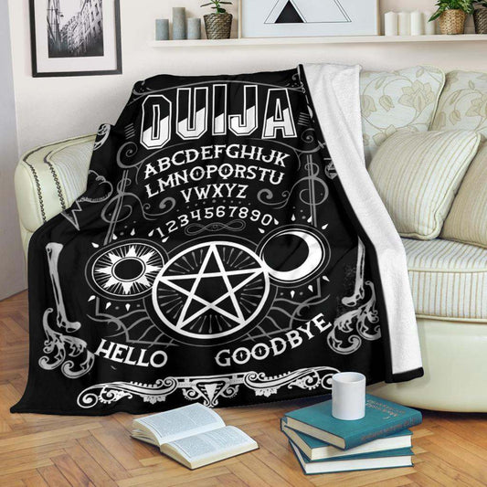 Ouija Board Witch CLA16110179F Sherpa Fleece Blanket