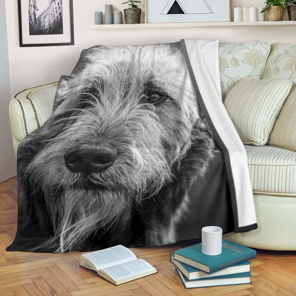 Irish Wolfhound CLA16110201F Sherpa Fleece Blanket