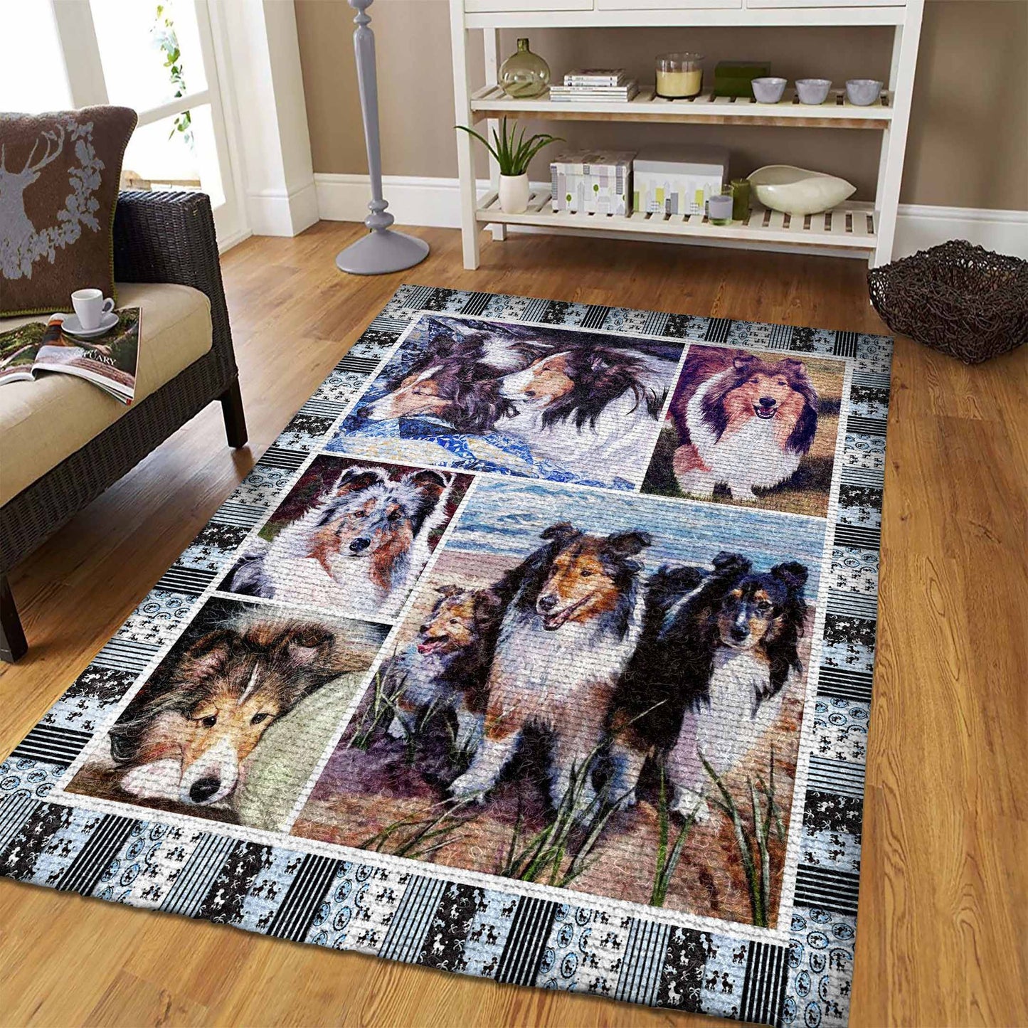 Shetland Sheepdog CLA16110210R Rug