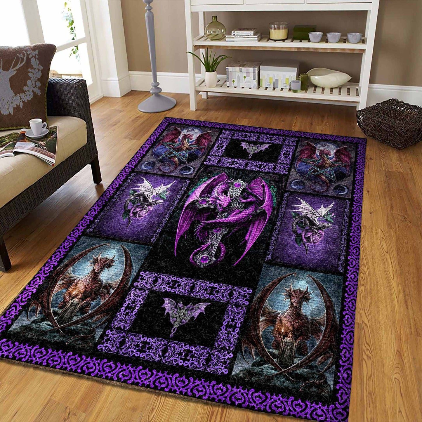 Dragon Cross CLA16111364R Rug