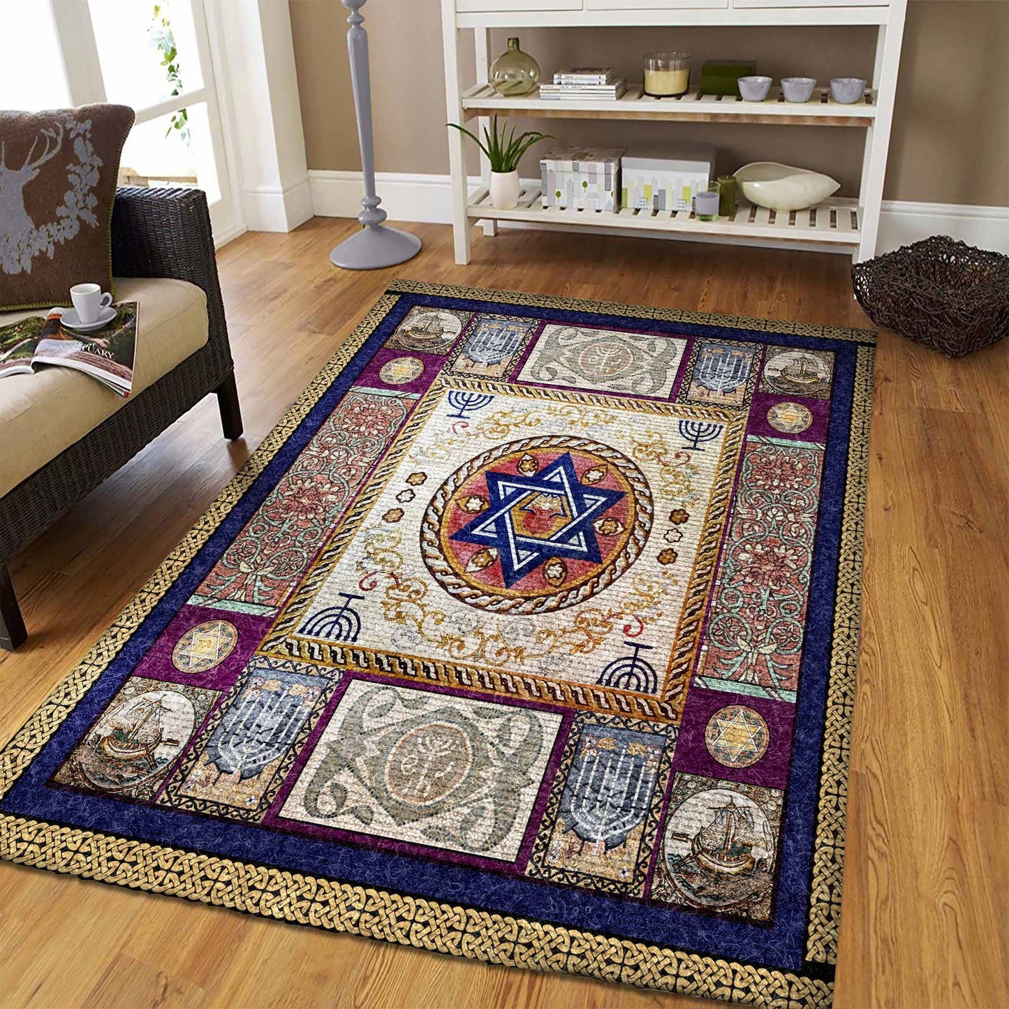 STAR OF DAVID CLA16110393R Rug