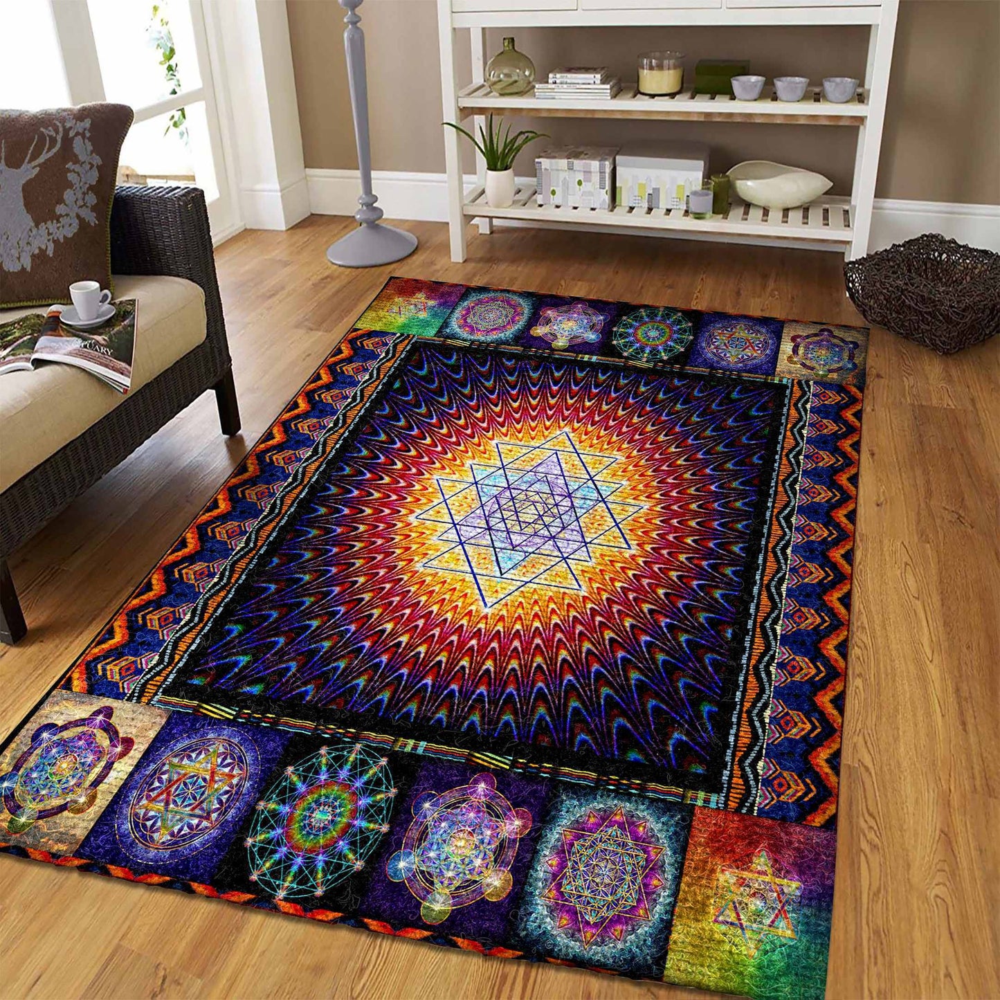 The Flower Of Life CLA16111142R Rug