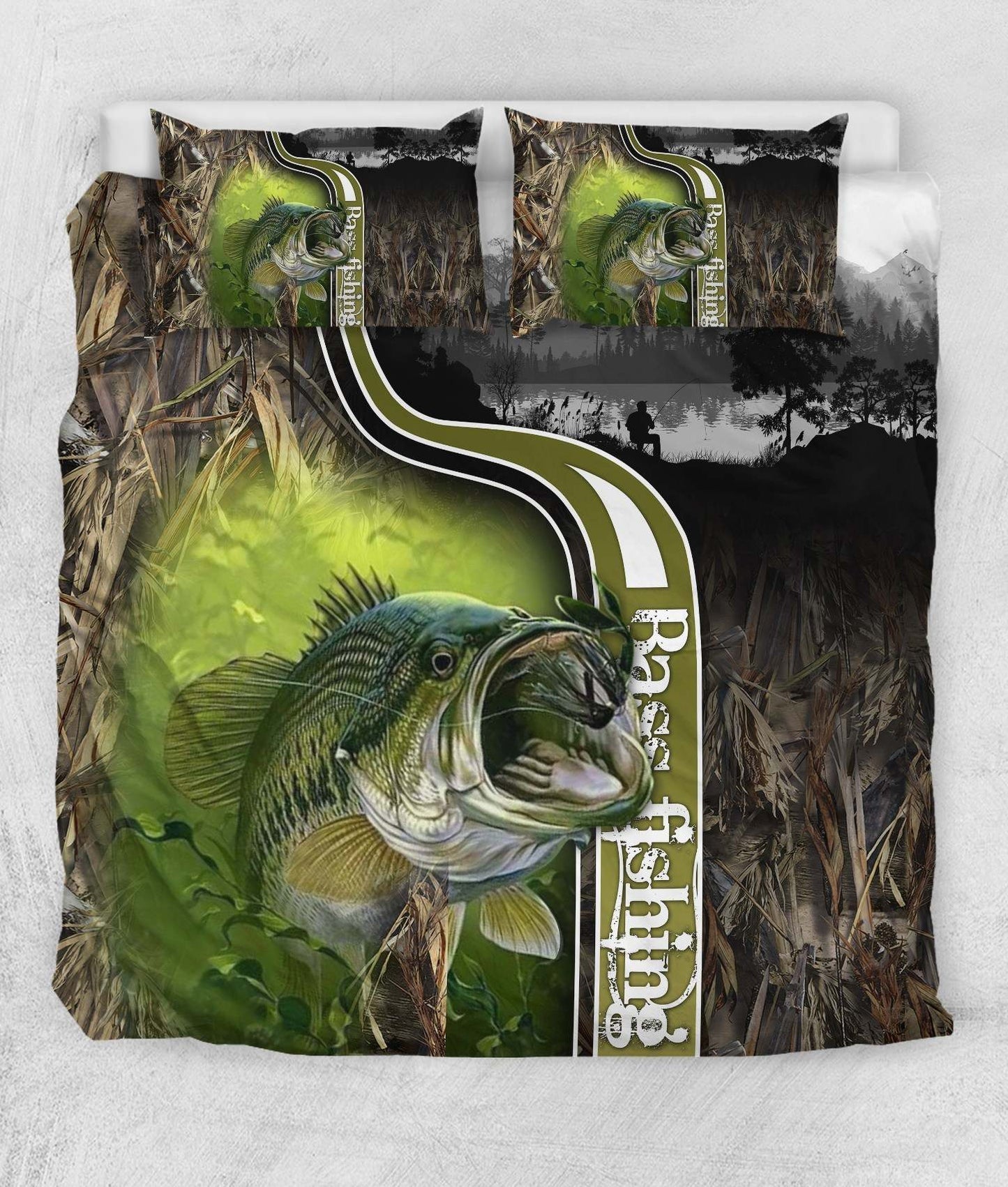 Bass Fishing CL18110014MDB Bedding Sets