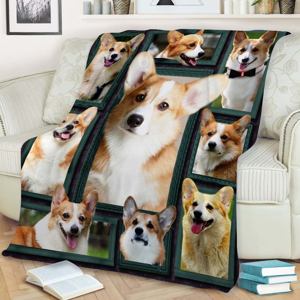 Corgi Beauty CLA29110038F Sherpa Fleece Blanket