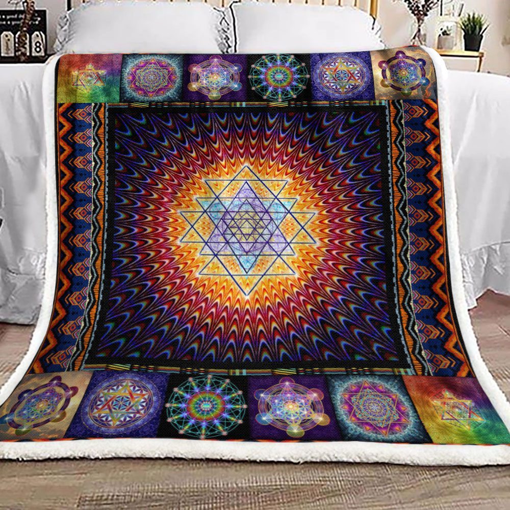 Star Of David CLA29111568F Sherpa Fleece Blanket