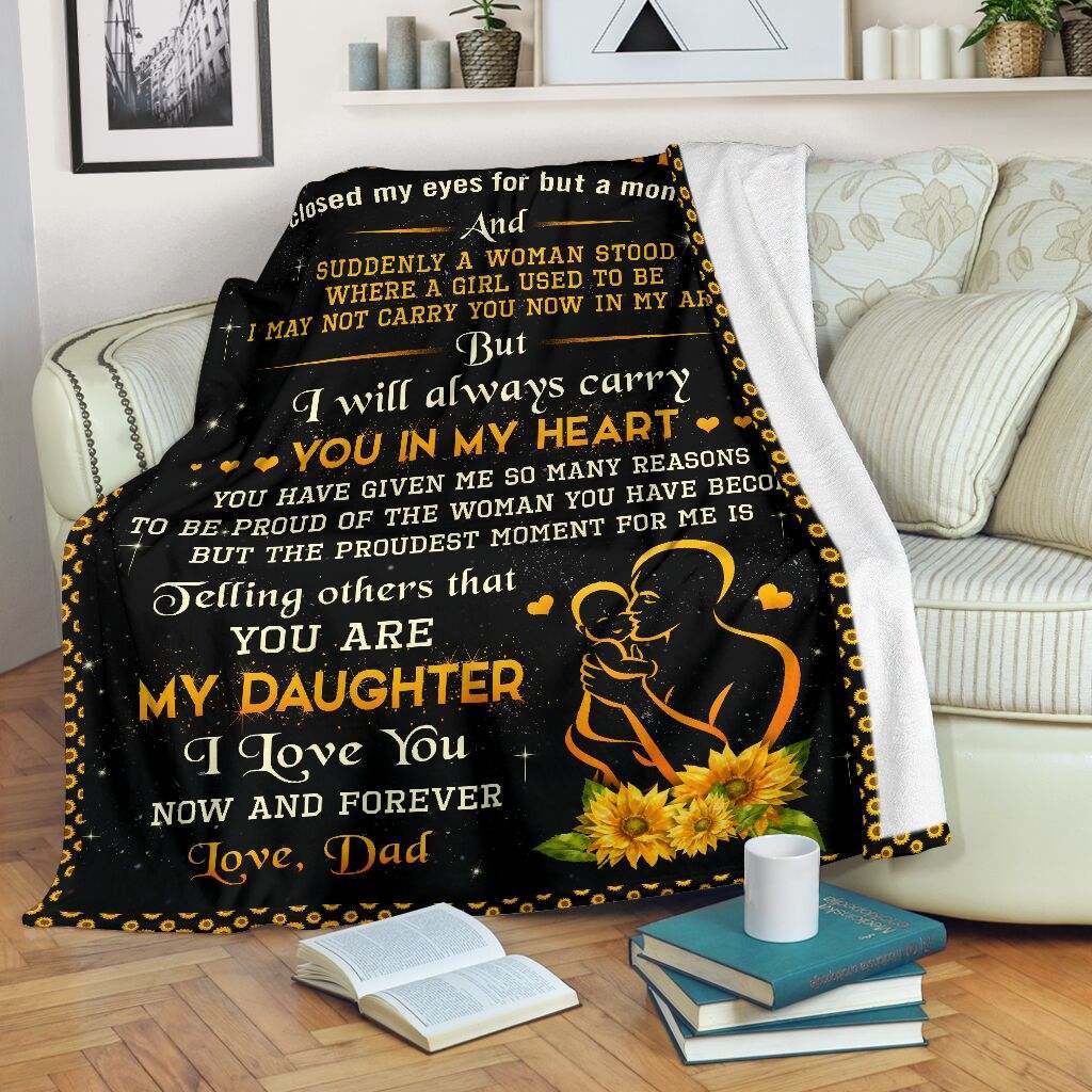 TO MY DAUGHTER CLA02120052F Sherpa Fleece Blanket