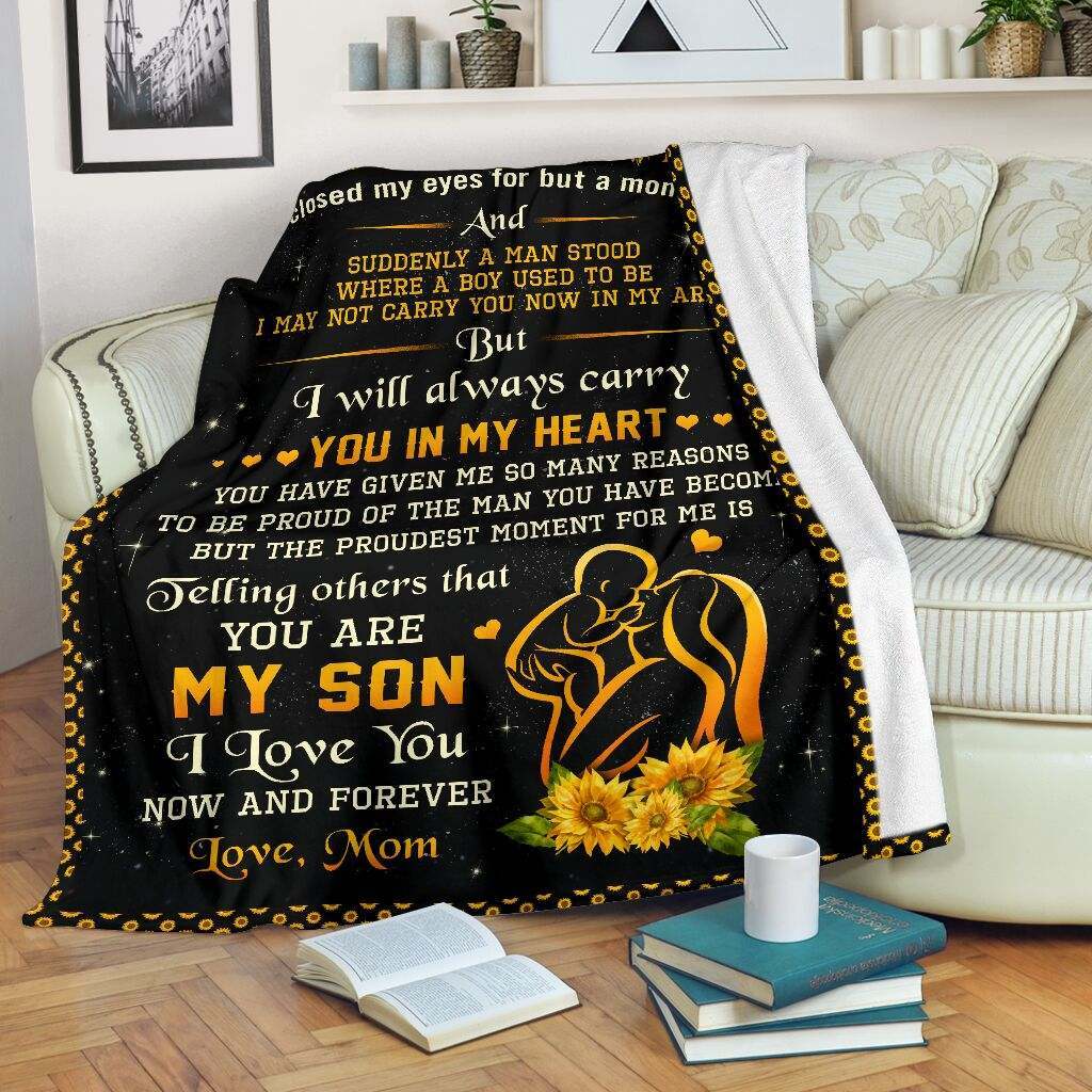 TO MY SON CLA02120494F Sherpa Fleece Blanket