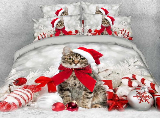 Christmas Theme Christmas Cat CLA05120492B Bedding Sets