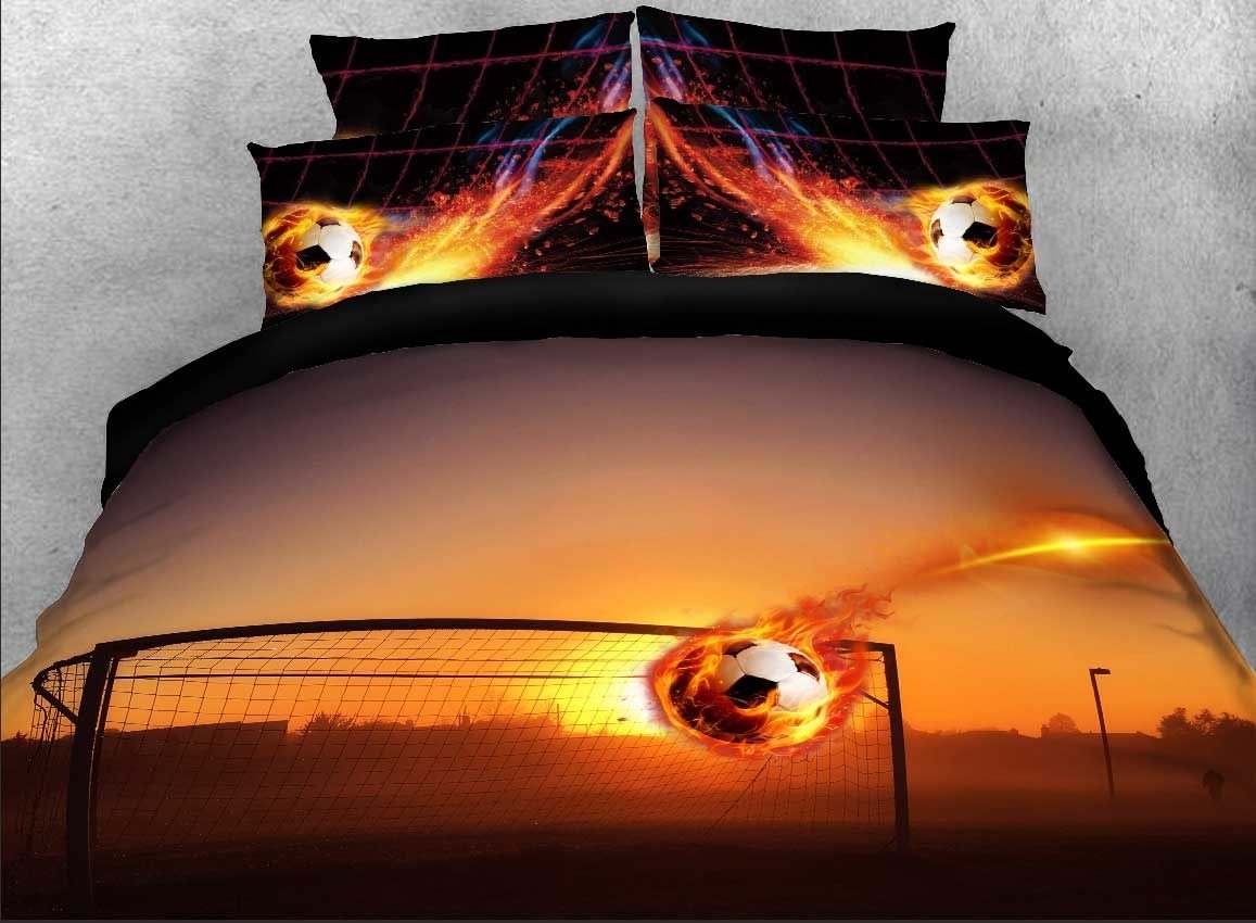 Fire Football Soccer CLA05120359B Bedding Sets