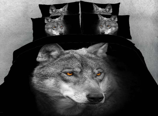 3D Wolf CLA05120014B Bedding Sets