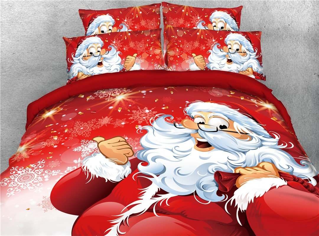 Amazing Santa Claus 3D Christmas CLA05120419B Bedding Sets