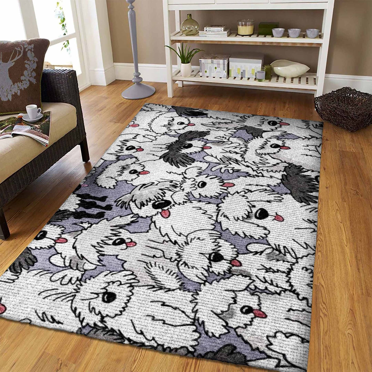 Old English Sheepdog CLA05121013R Rug