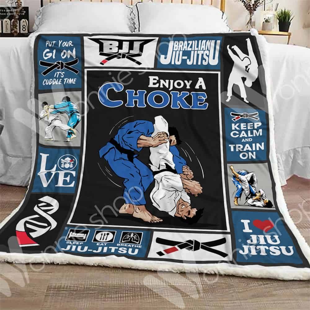 Brazilian Jiu Jitsu CL19120156MDF Sherpa Fleece Blanket