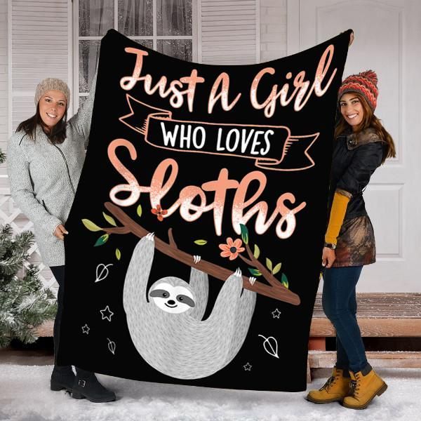 Sloths CL19121061MDF Sherpa Fleece Blanket