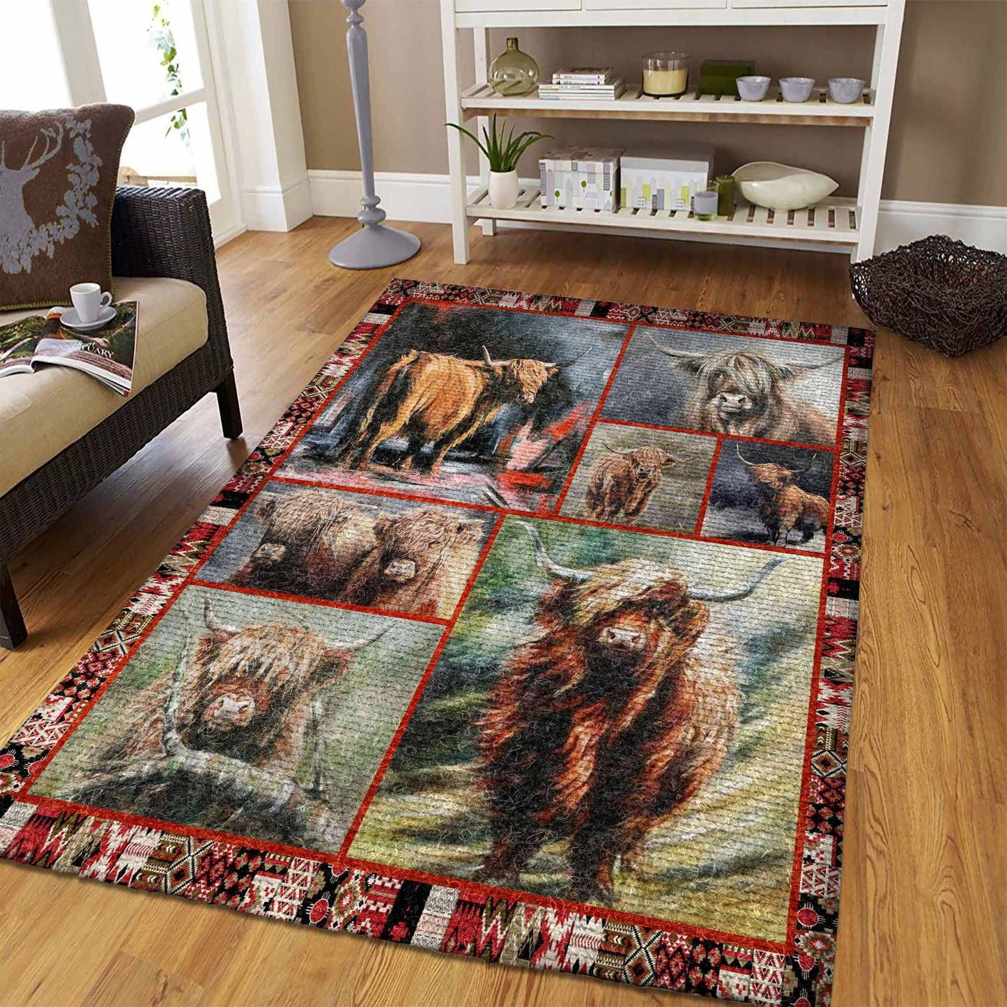 Highland Cow CLA25120959R Rug