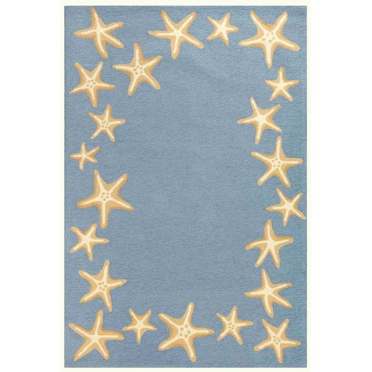 Capri Starfish Border Bluewater CLA2612439R Rug