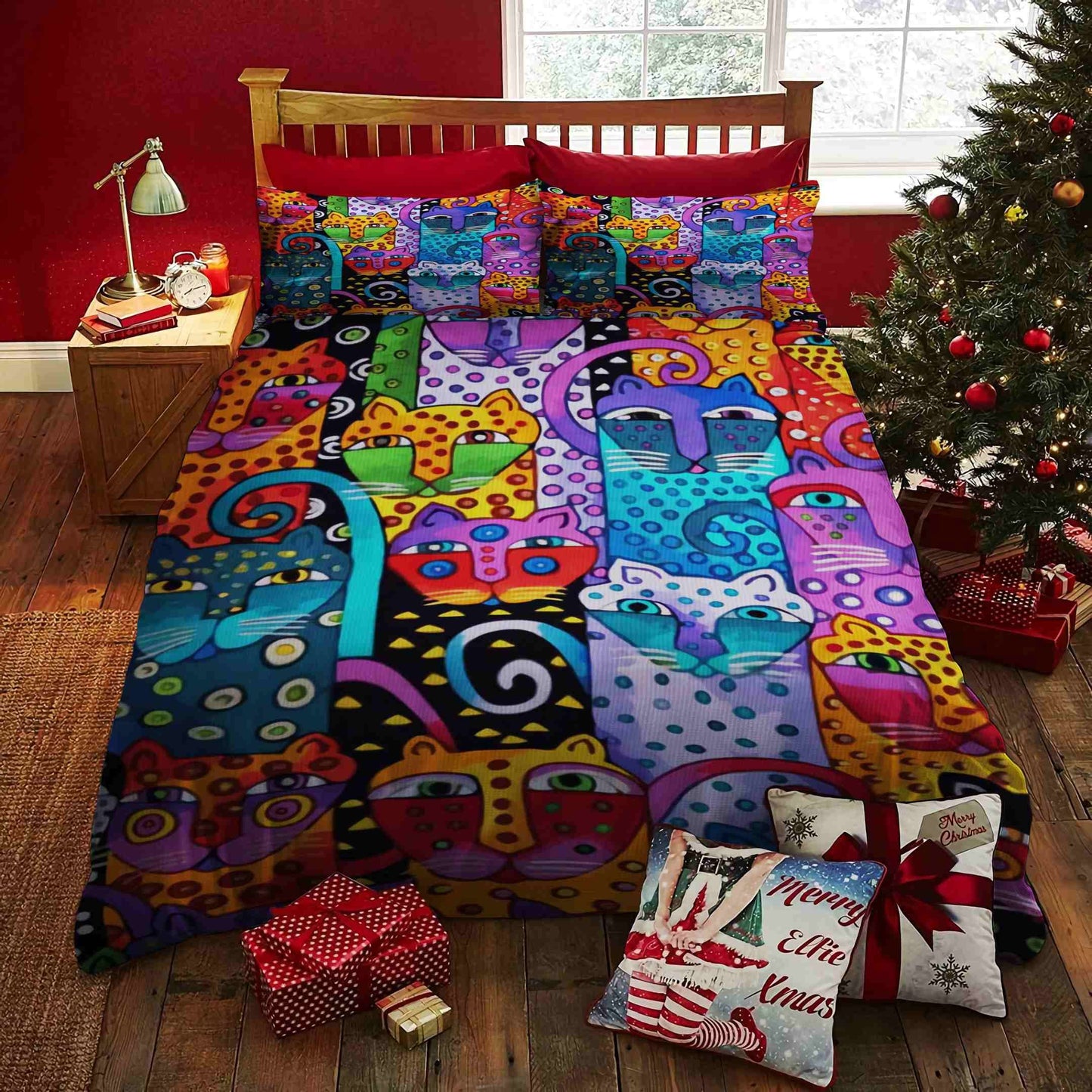 Colorful Cat CLA27120771B Bedding Sets