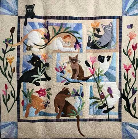 Cat CLA040124058 Quilt Blanket