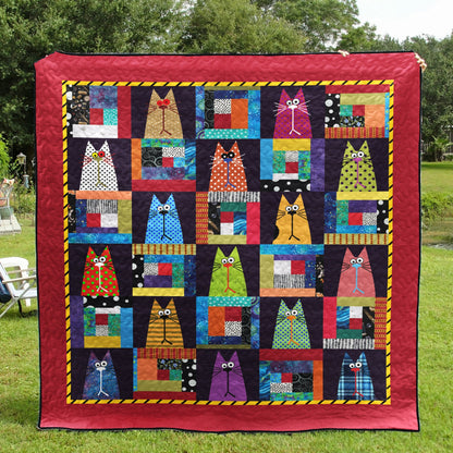 Cat CL130617 Quilt Blanket