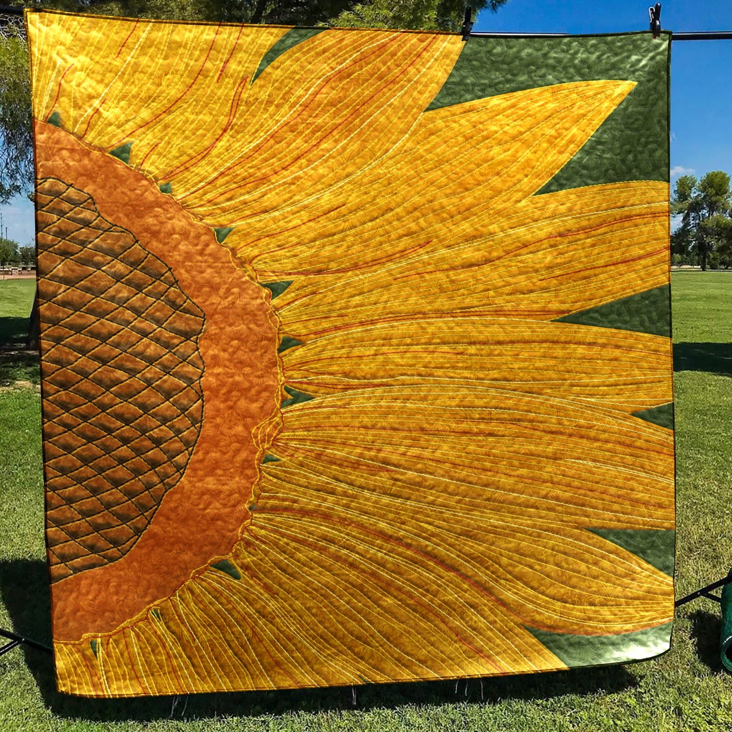 Sunflower CLA0710686Q Quilt Blanket