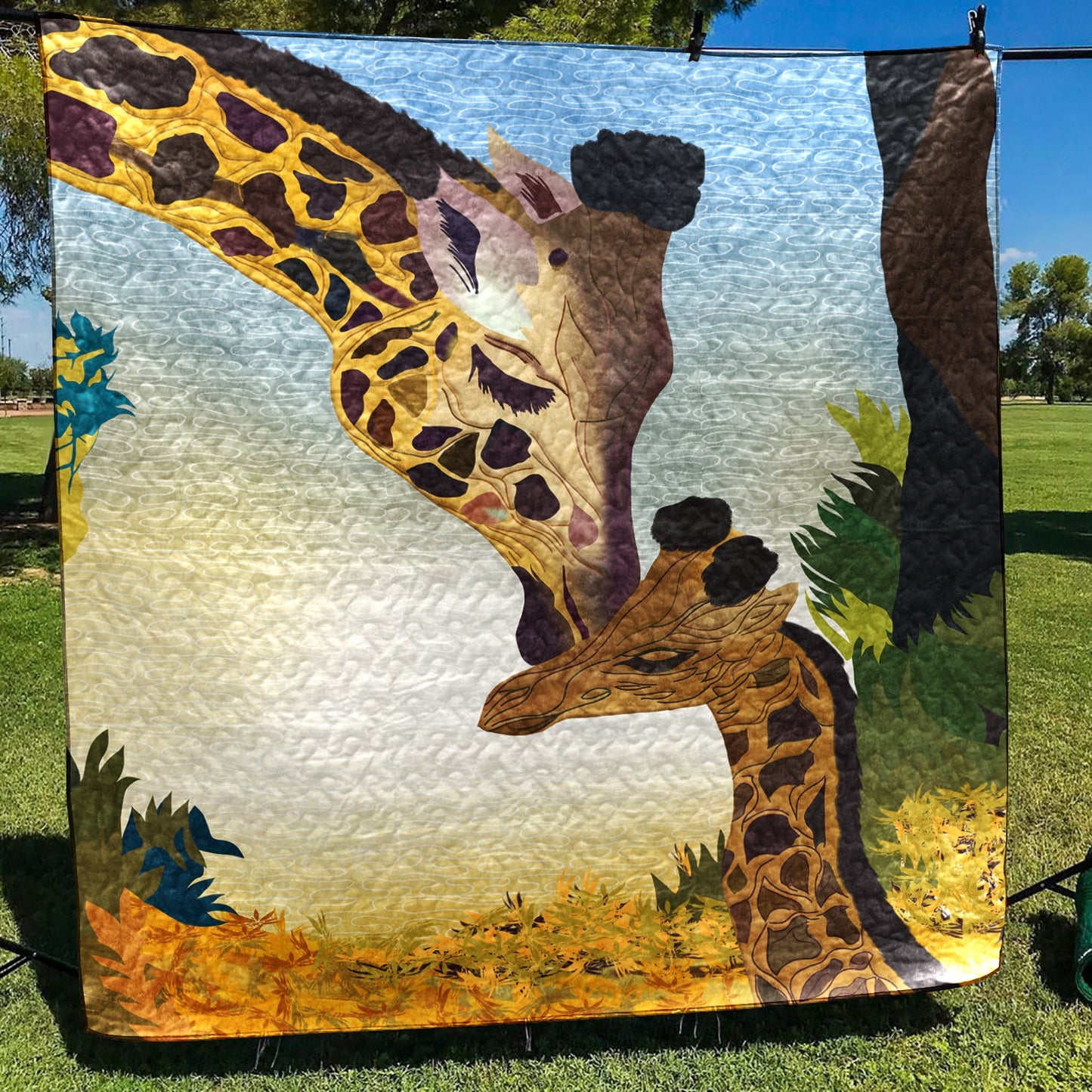 Giraffe CLM0411141 Quilt Blanket