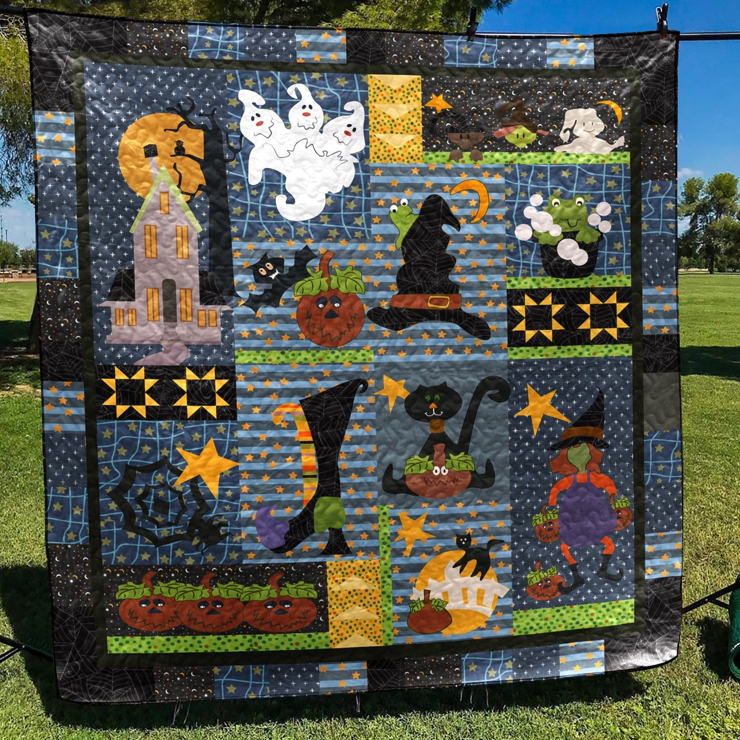 Halloween CLA1110318Q Quilt Blanket