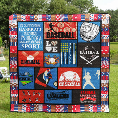 Baseball VM300503 Quilt Blanket