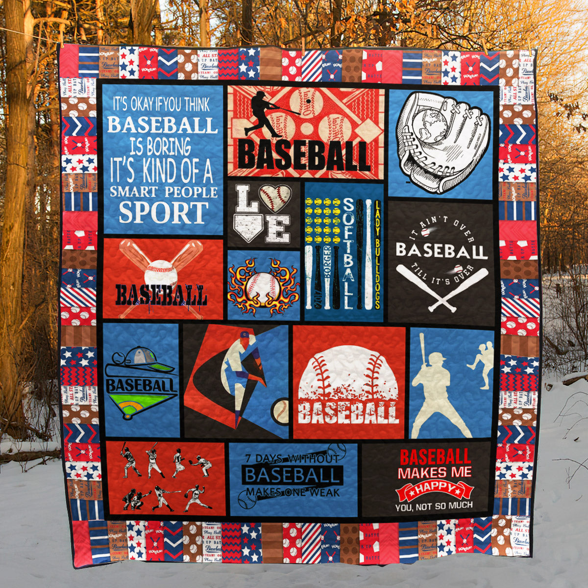 Baseball VM300503 Quilt Blanket