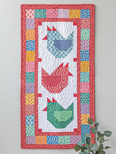 Chicken CLA060123016 Quilted Table Runner