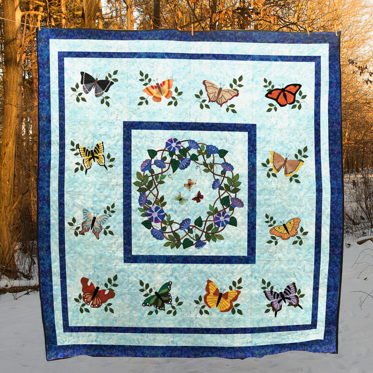 Butterfly CLP210614 Quilt Blanket