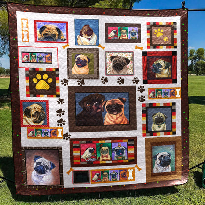 Pug NN260627 Quilt Blanket