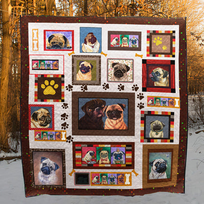 Pug NN260627 Quilt Blanket