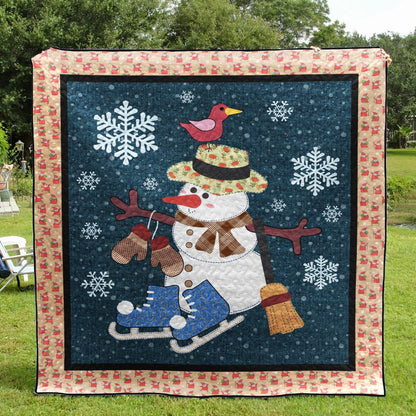 Snowman HT260631 Quilt Blanket