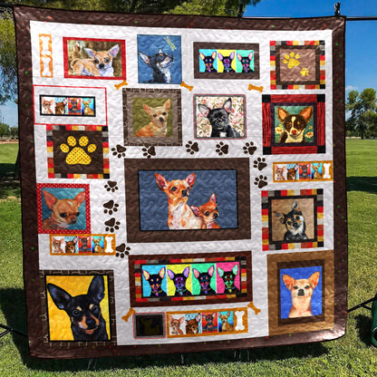 Chihuahua NN260606 Quilt Blanket