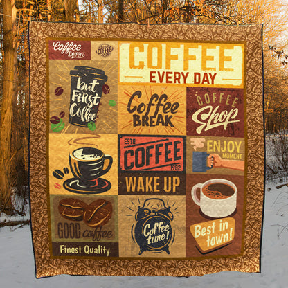 Coffee ML260607 Quilt Blanket