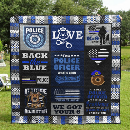 I Am A Police Officer PKT210652 Quilt Blanket