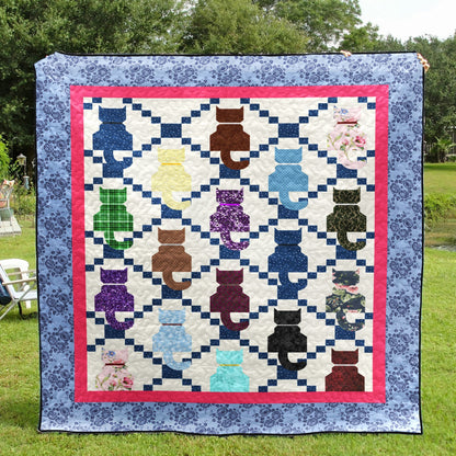 Cat CLM170616 Quilt Blanket