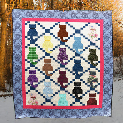 Cat CLM170616 Quilt Blanket