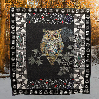 Owl The Story CLT130634 Quilt Blanket