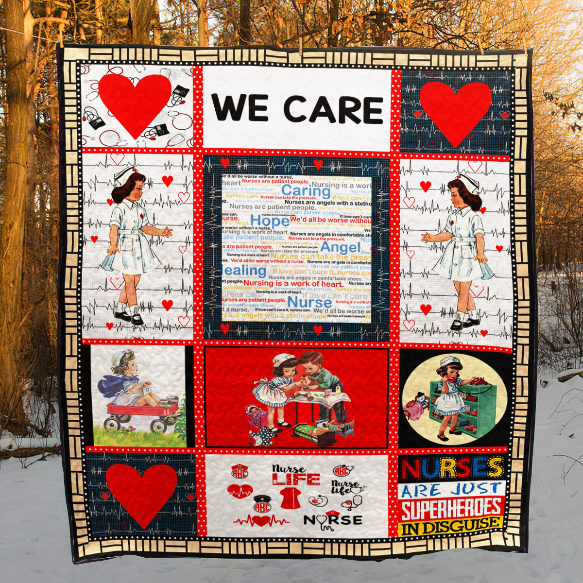 Nurse Life PKT240638 Quilt Blanket