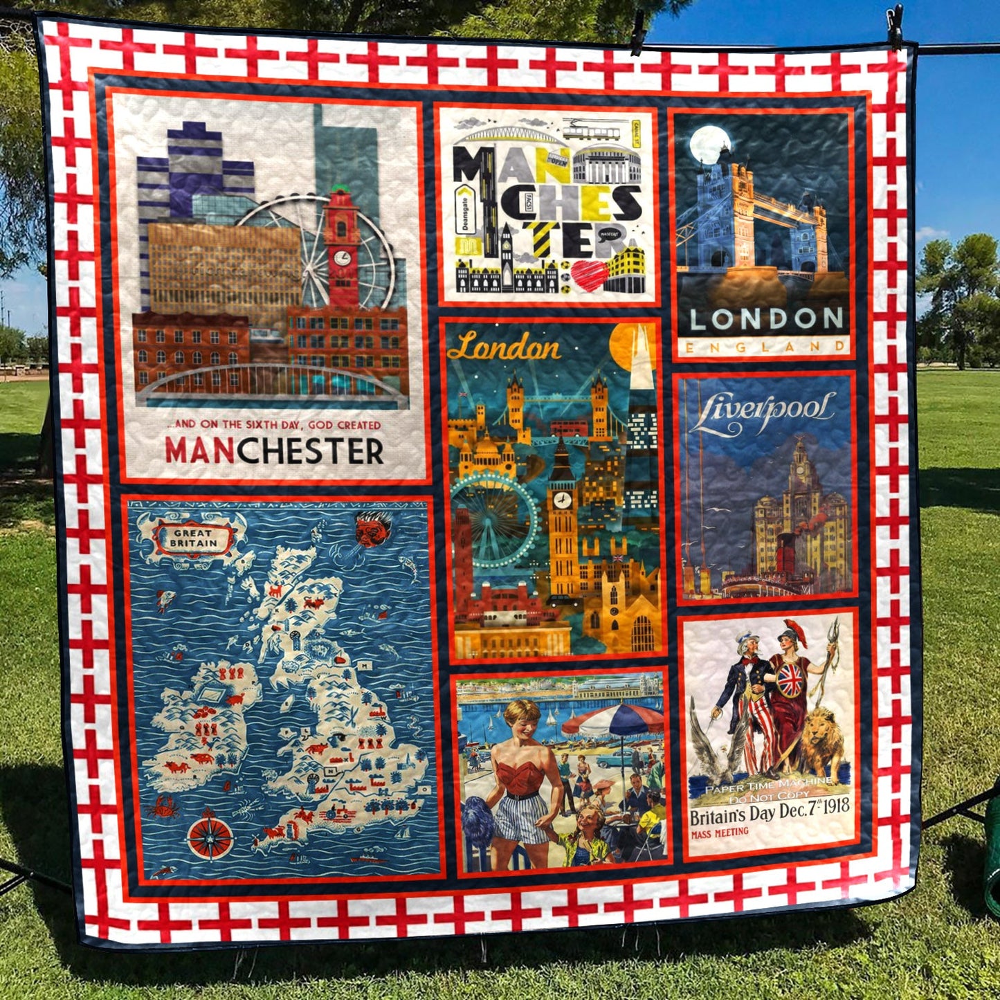 England NG280601 TBG Quilt Blanket