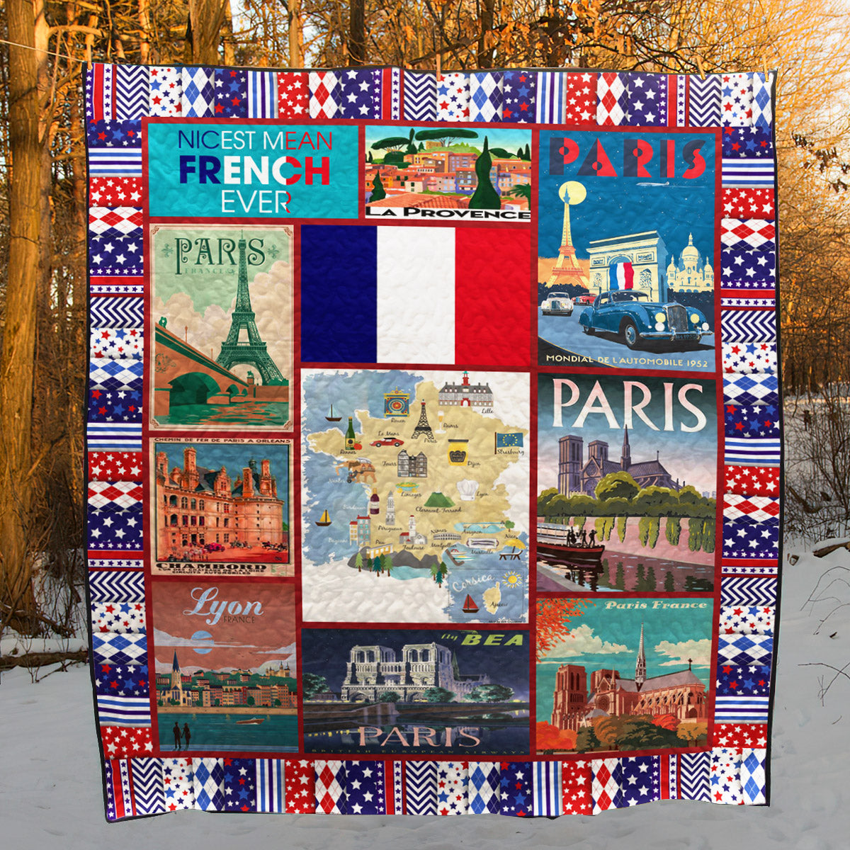 France LI280609 TBG Quilt Blanket