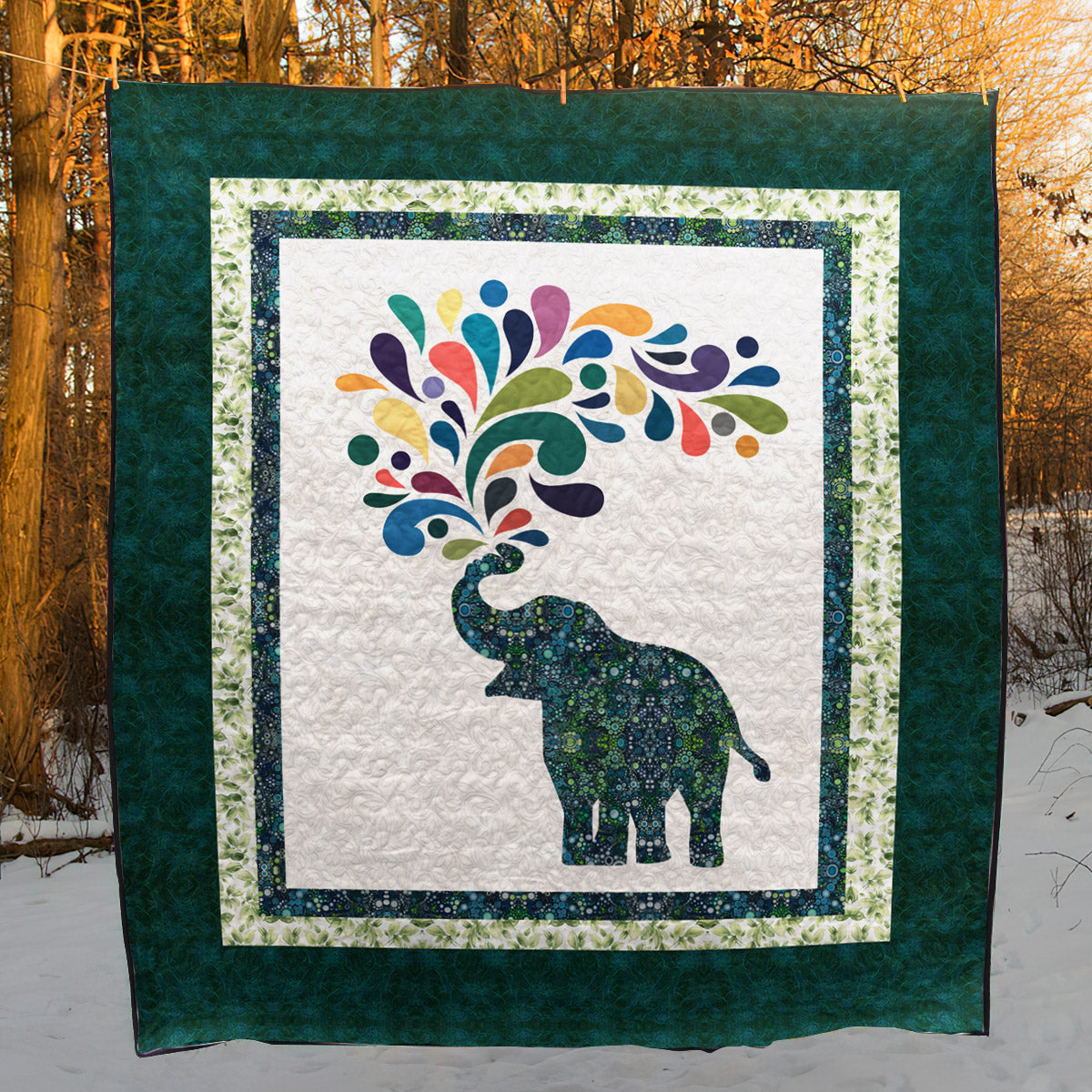 Elephant CLA170629 Quilt Blanket