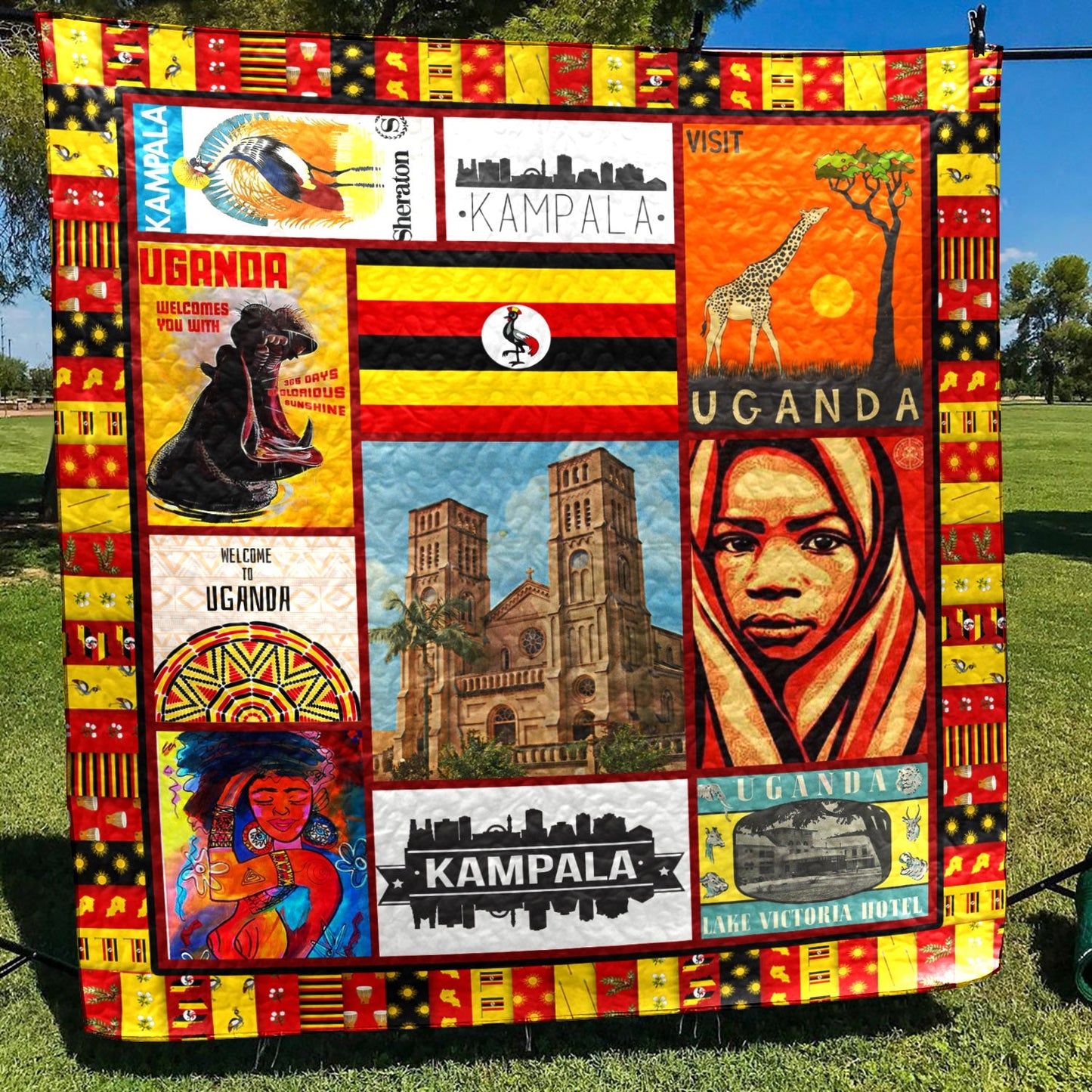 Uganda QH290608B TBG Quilt Blanket