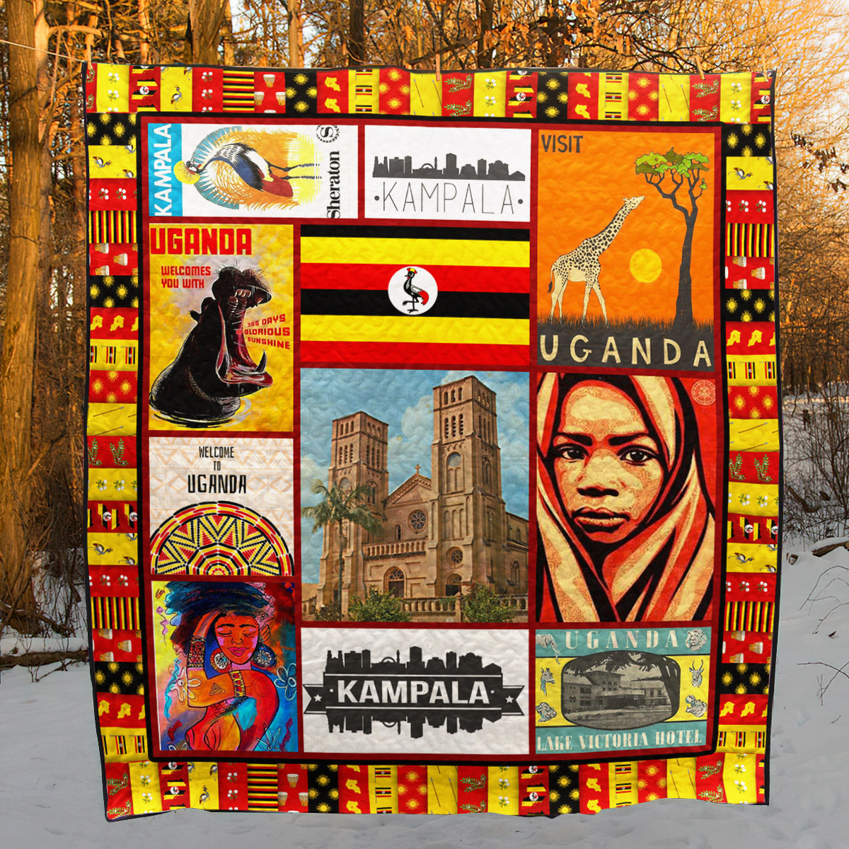 Uganda QH290608B TBG Quilt Blanket