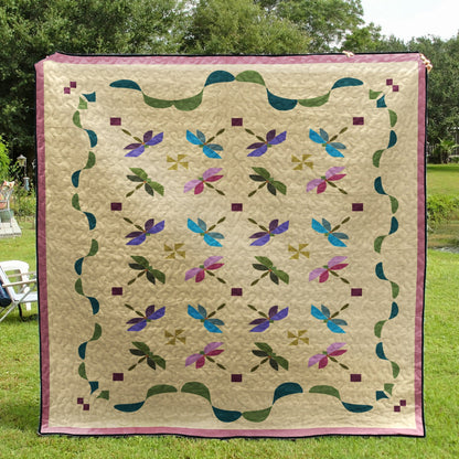 Dragonfly CLA210669 Quilt Blanket