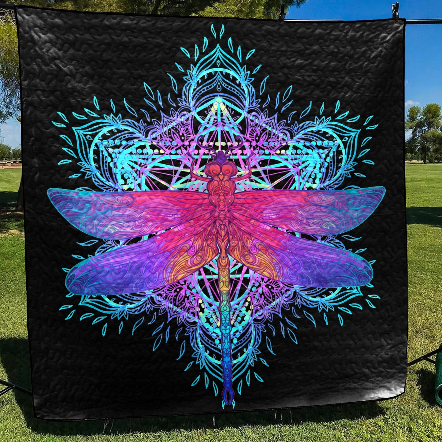 Dragonfly CLA210671 Quilt Blanket