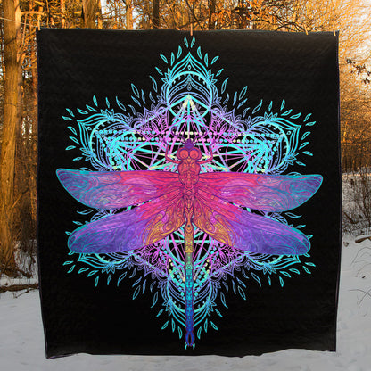 Dragonfly CLA210671 Quilt Blanket