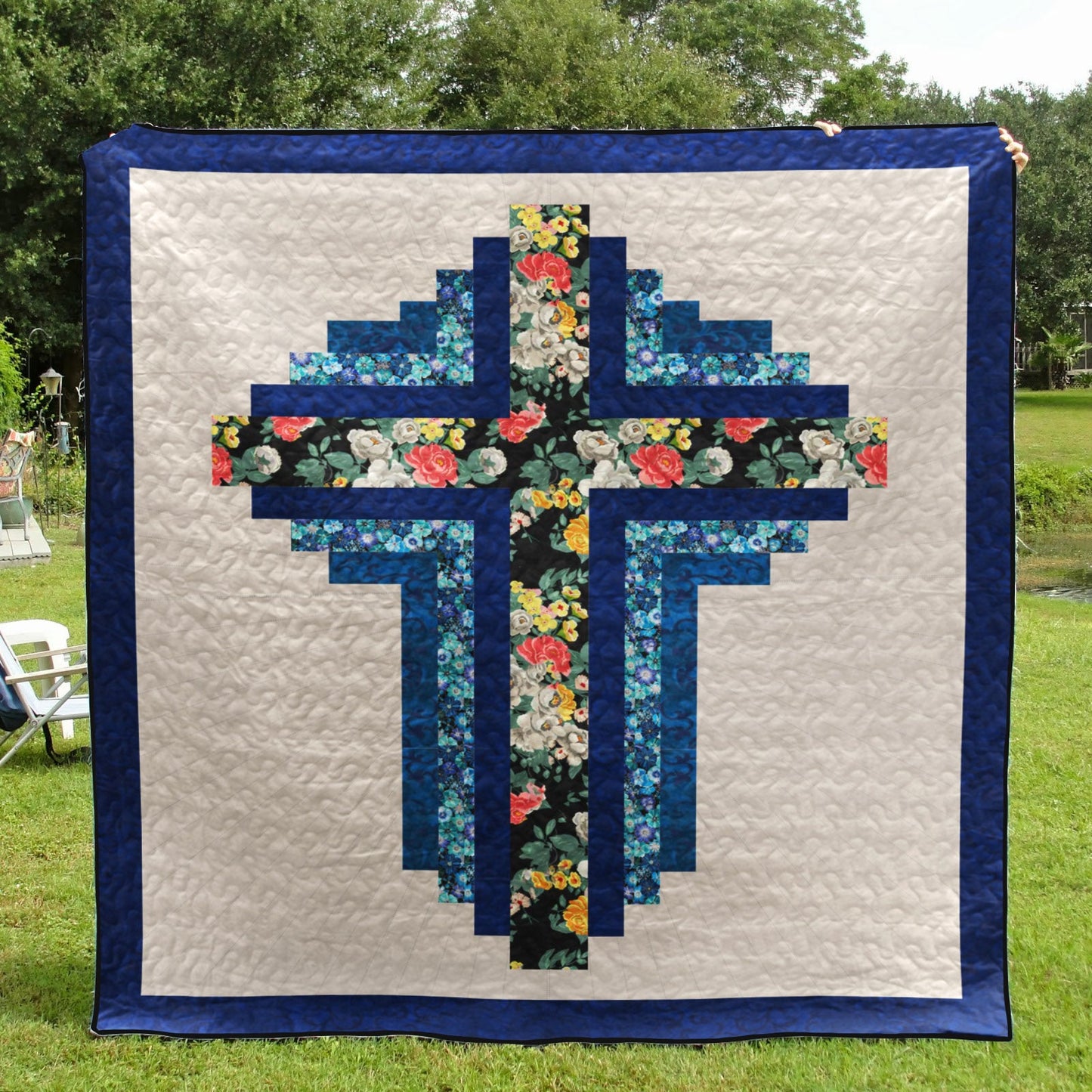 Christian Cross CL140618 Quilt Blanket