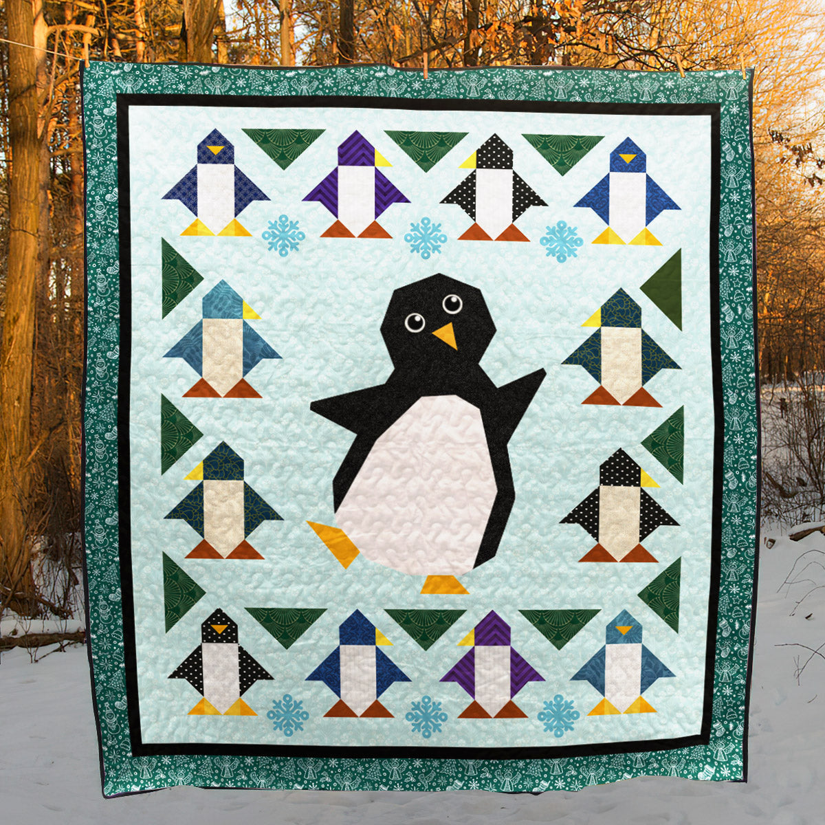 Penguin HT290607 Quilt Blanket